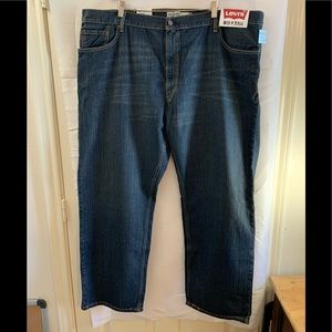 Levi's 559 Relaxed Straight Leg Denim Blue Jeans Mens Size 48 x 32 NEW